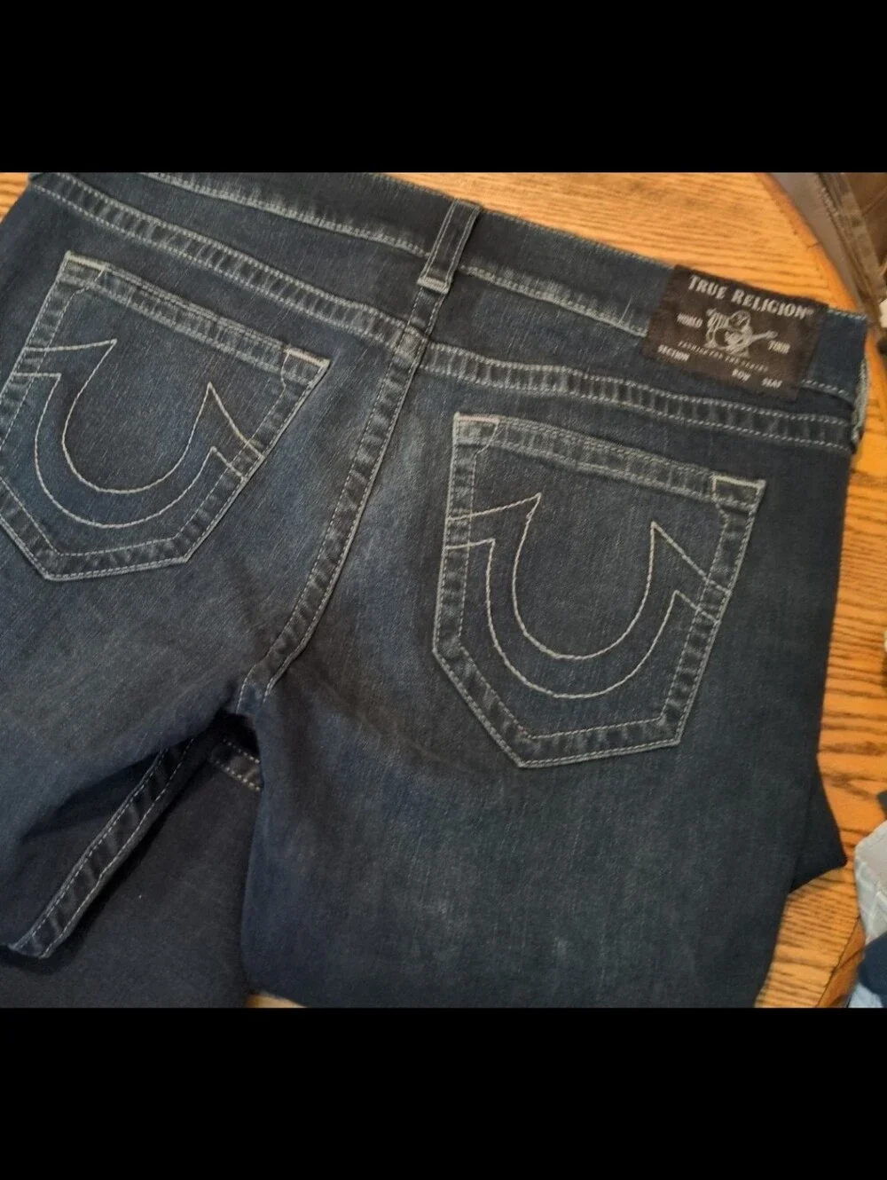 True religion relaxed skinny jeans